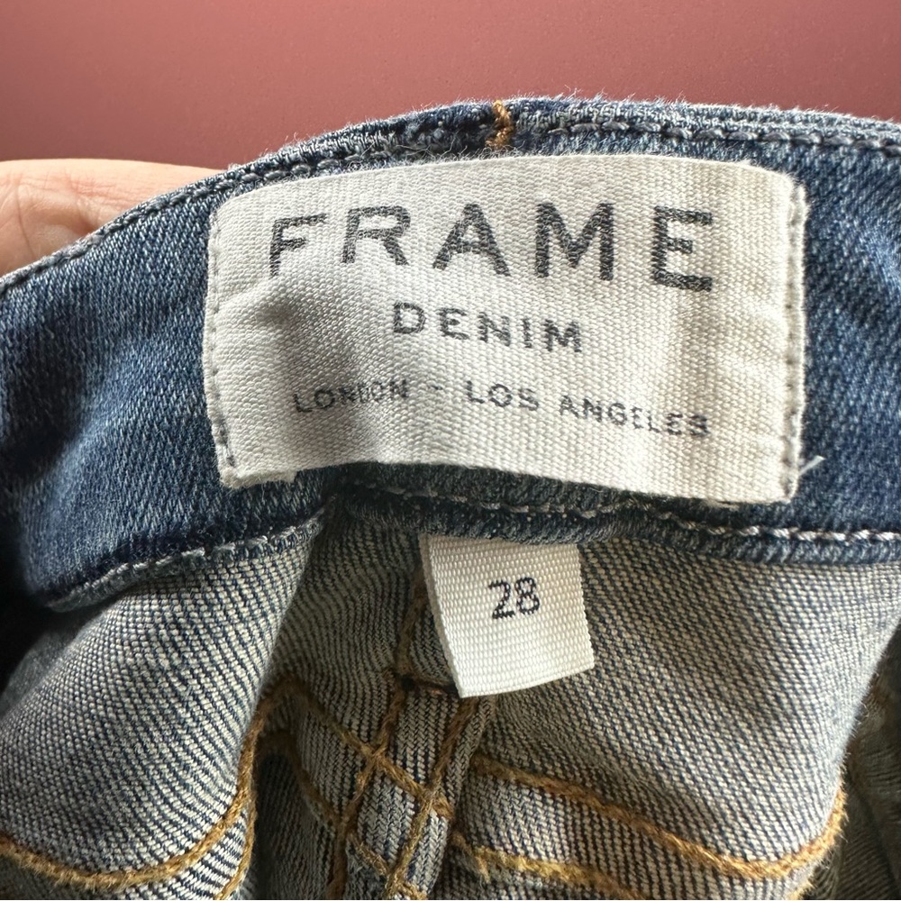 Frame Le Crop Mini Boot In Austin Color Block Siz… - image 3